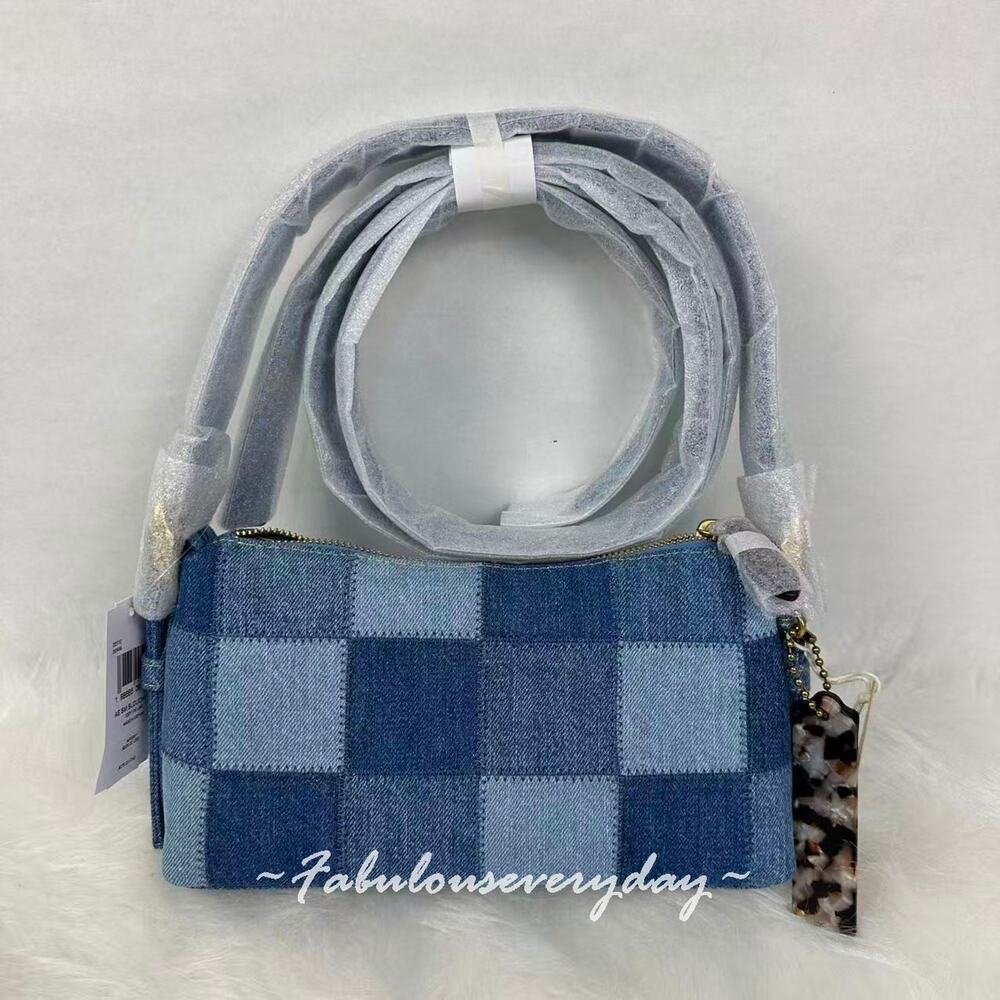 Coach Coachtopia Alter/Ego Small Slouchy Shoulder Bag In Upcrafted Cotton CDT10